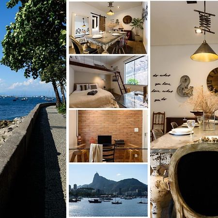 2 Quartos Na Urca Com Vista Para Baia De Guanabara A 700M Pao De Acucar Com Cozinha Completa E Wi-Fi - Bares, Restaurantes E Comercio Local A Poucos Metros リオデジャネイロ エクステリア 写真