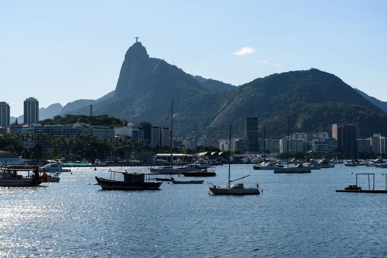 2 Quartos Na Urca Com Vista Para Baia De Guanabara A 700M Pao De Acucar Com Cozinha Completa E Wi-Fi - Bares, Restaurantes E Comercio Local A Poucos Metros リオデジャネイロ エクステリア 写真