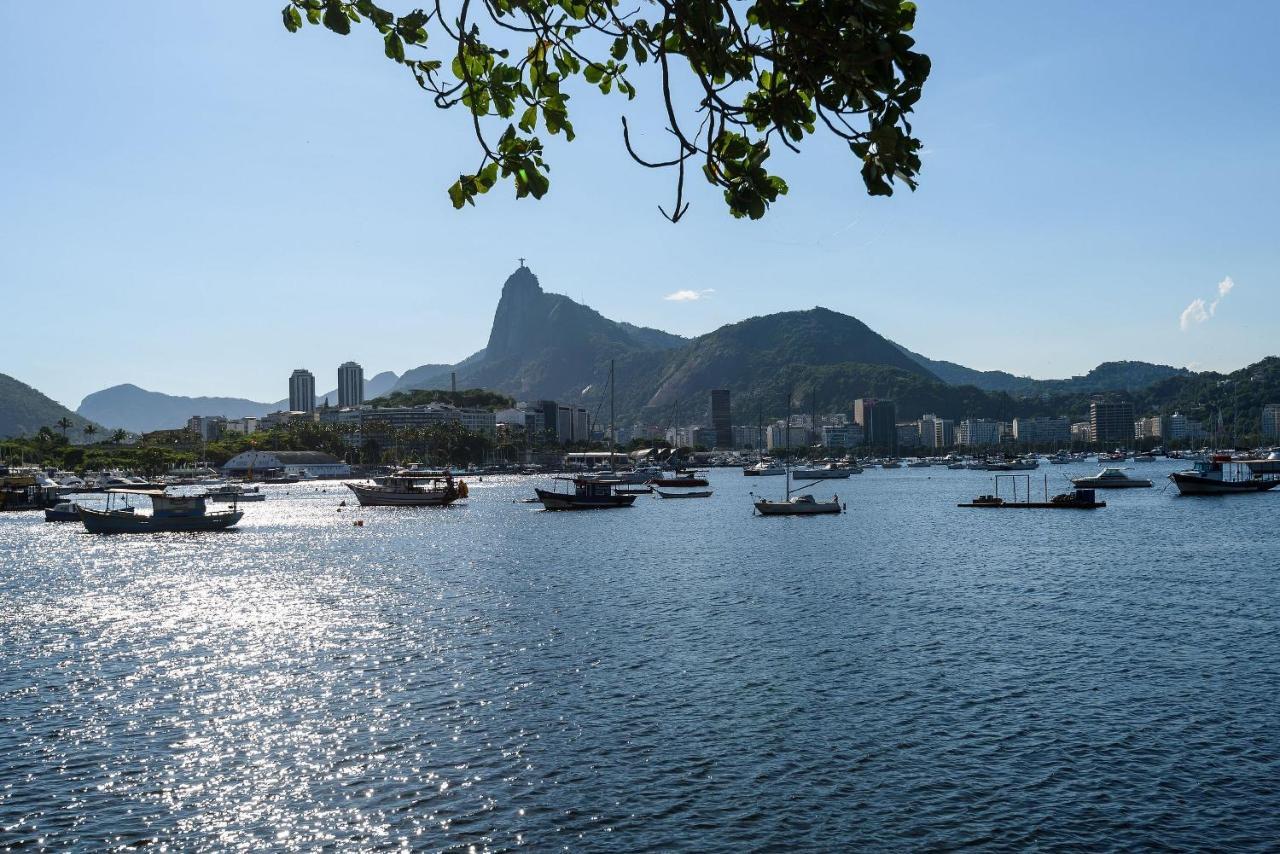 2 Quartos Na Urca Com Vista Para Baia De Guanabara A 700M Pao De Acucar Com Cozinha Completa E Wi-Fi - Bares, Restaurantes E Comercio Local A Poucos Metros リオデジャネイロ エクステリア 写真