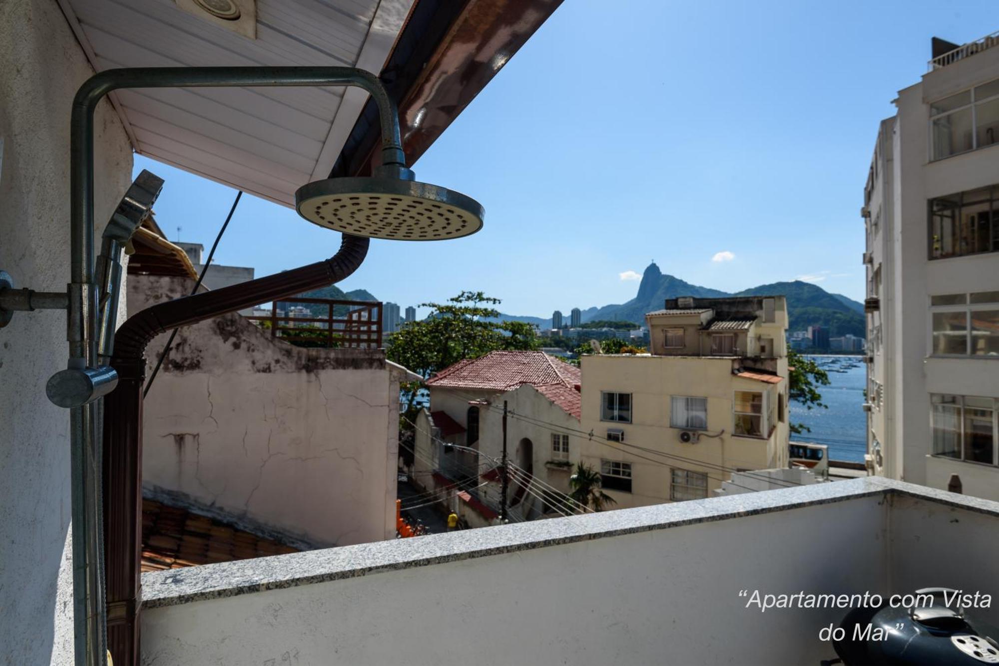 2 Quartos Na Urca Com Vista Para Baia De Guanabara A 700M Pao De Acucar Com Cozinha Completa E Wi-Fi - Bares, Restaurantes E Comercio Local A Poucos Metros リオデジャネイロ エクステリア 写真