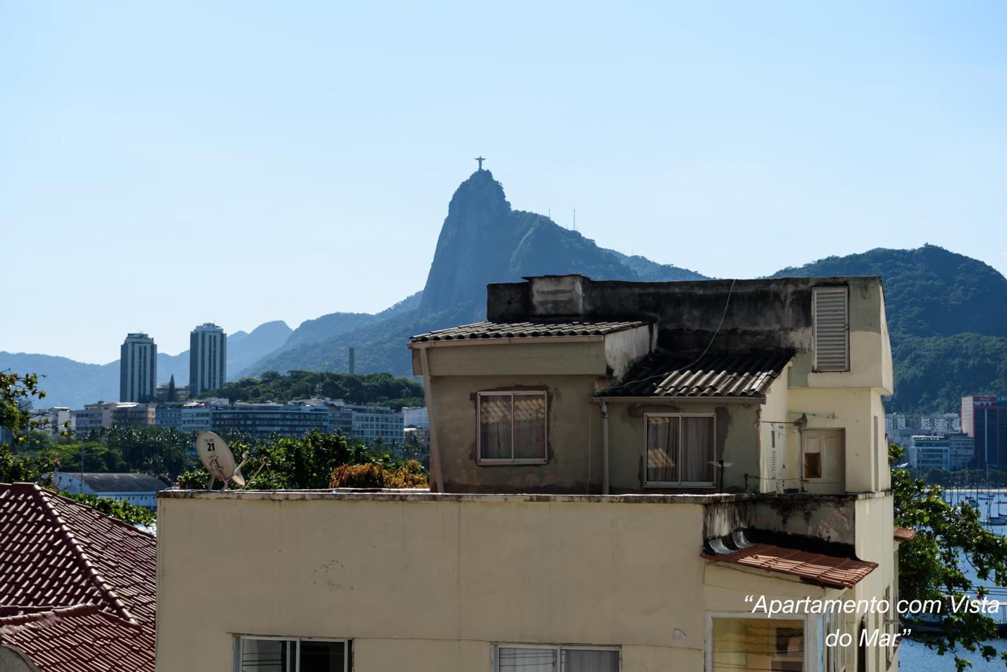 2 Quartos Na Urca Com Vista Para Baia De Guanabara A 700M Pao De Acucar Com Cozinha Completa E Wi-Fi - Bares, Restaurantes E Comercio Local A Poucos Metros リオデジャネイロ エクステリア 写真